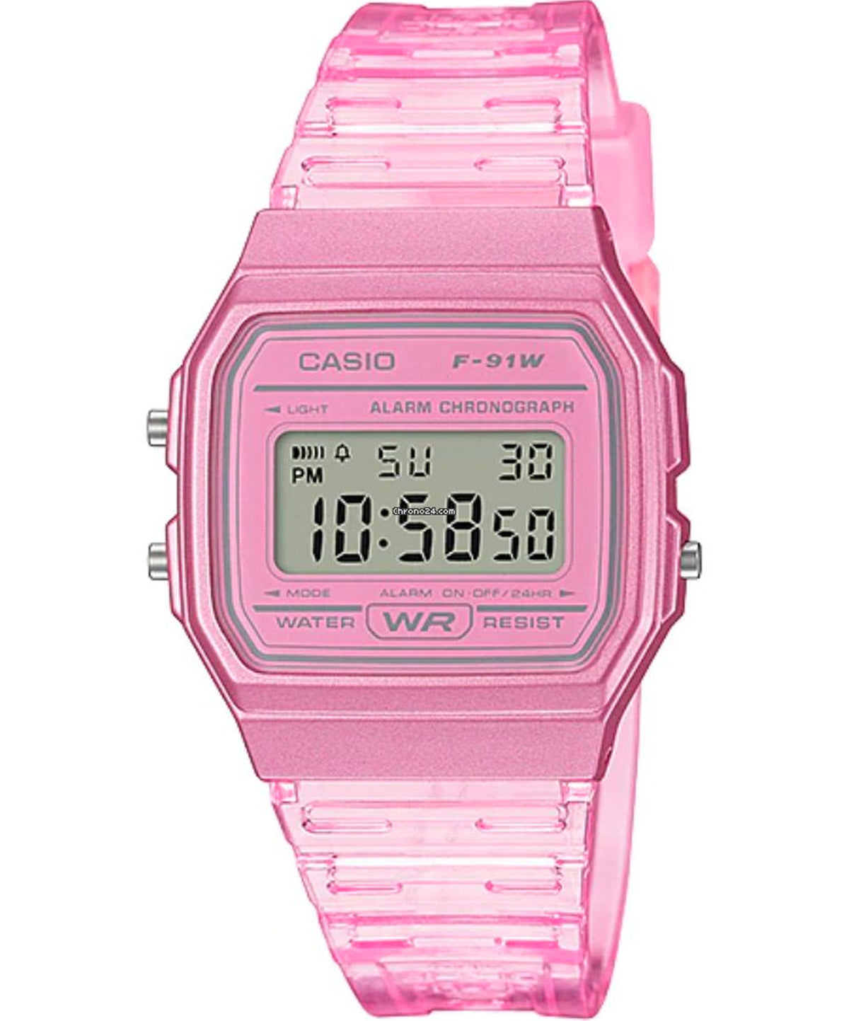 Casio Women's Youth Digital Watch, Pink, F-91WS-4DF