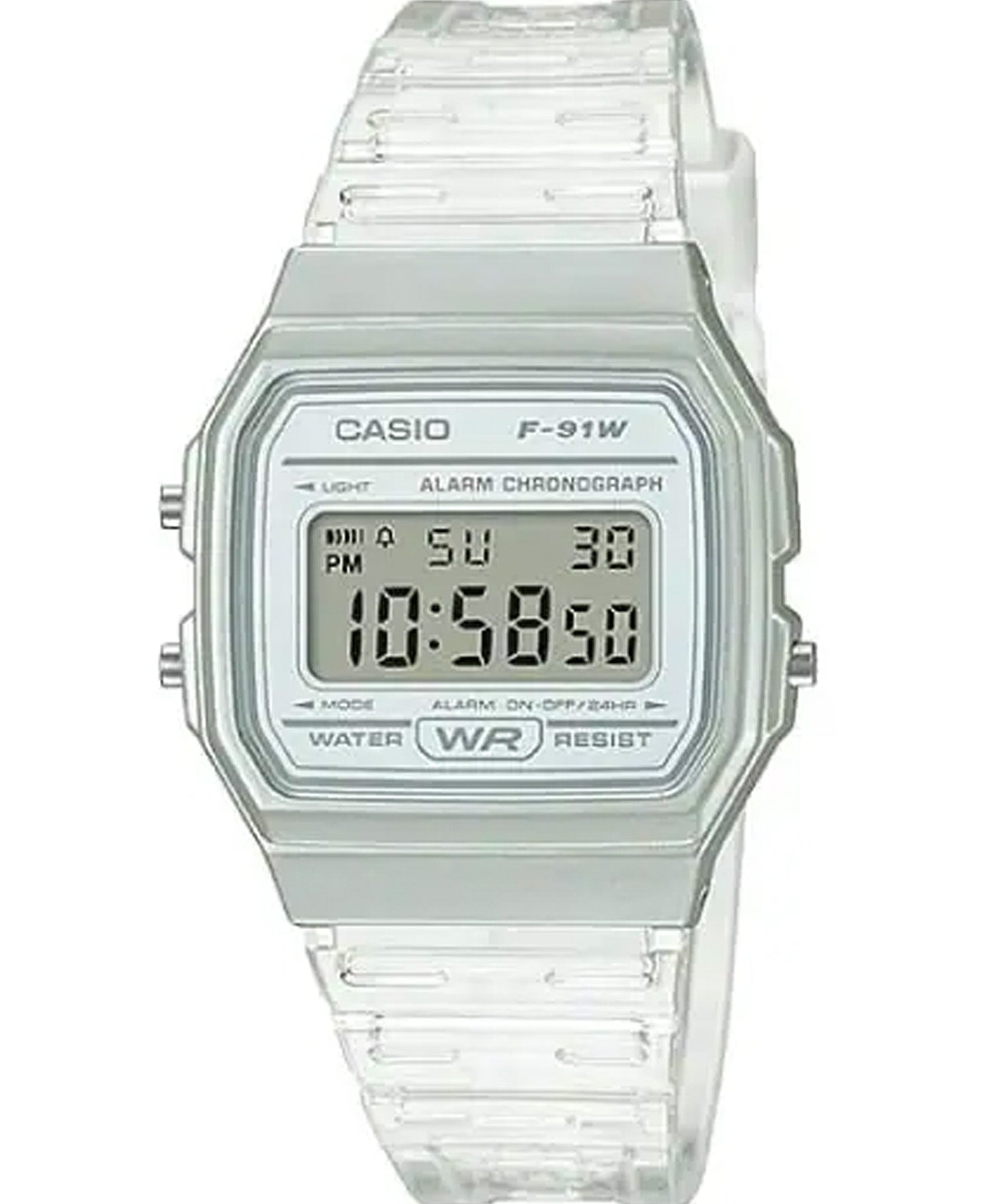 Casio F-91WS-7DF, Women's Youth Digital Watch, White