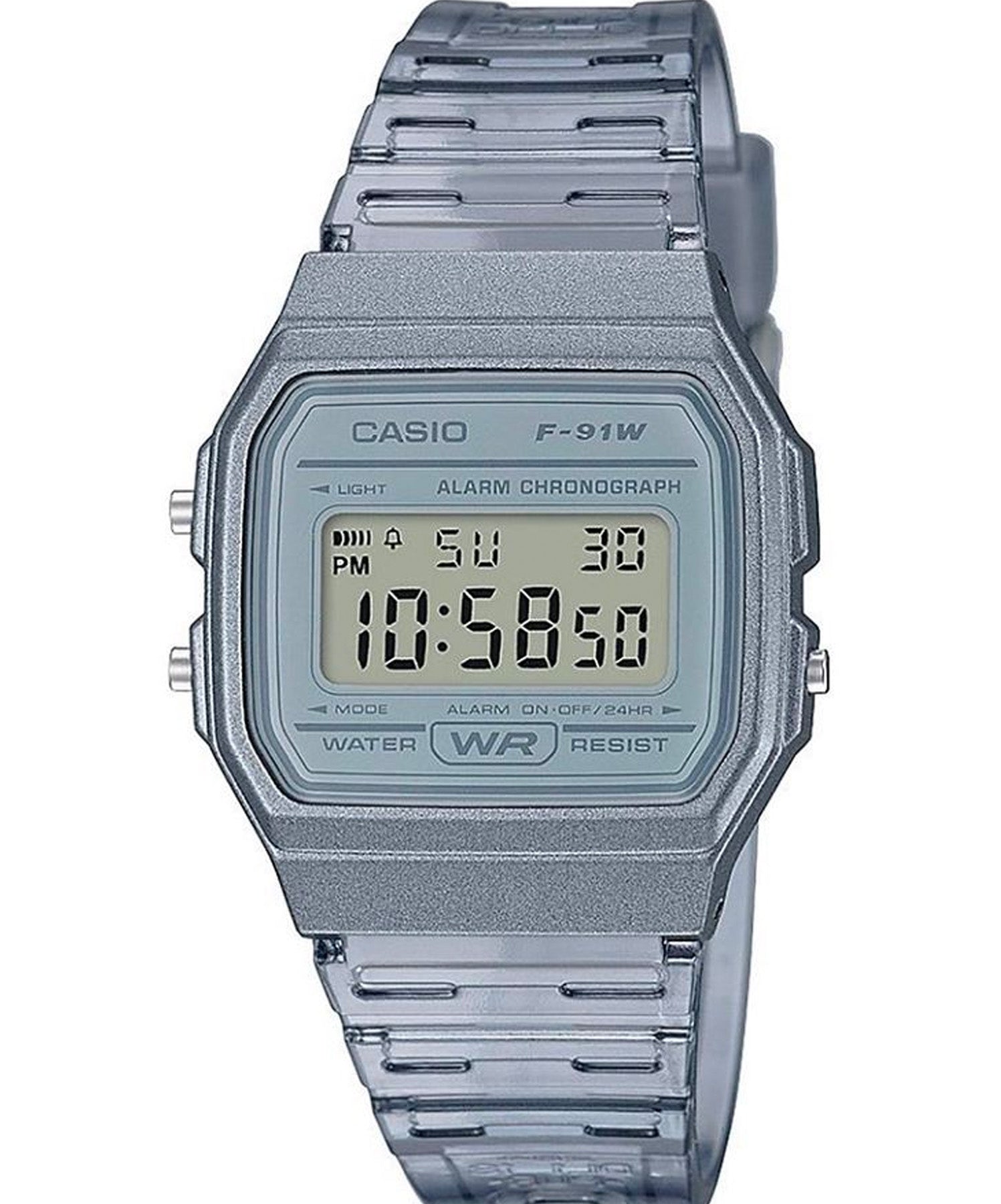 Casio Women's Youth Digital Watch, Grey, F-91WS-8DF