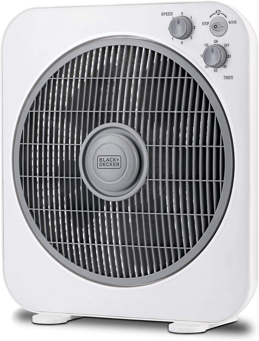 Black+Decker, Electric - Table Fans, FB1220-B5,FB1220-B5 Table Fan 3-Speed Airflow, Compact & Efficient Fan BL-FB1220
