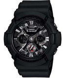 G-Shock Men's Watch Analog & Digital Combo, Black Dial Black Resin Band, GA-201-1ADR