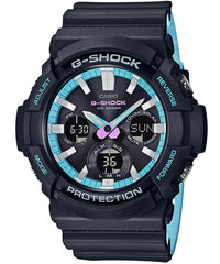 G-Shock Men's Watch Analog & Digital Combo, Black Dial Black Resin Band, GAS-100PC-1ADR