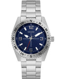 Guess, Men's Watch Analog, Blue Dial Silver Stainless Band, GW-GW0327G1