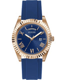 Guess, Men's Watch Analog, Blue Dial Blue Silicone Band, GW-GW0335G2