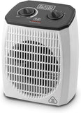 Black+Decker, 2000W Vertical Fan Heater, White, HX310
