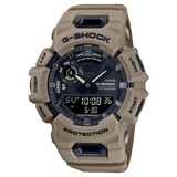 G-Shock Men's Analog & Digital Watch, Combo, Black Dial Sand Beige Resin Band With Bluetooth Connectivity, GBA-900UU-5ADR