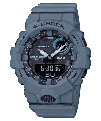 G-Shock Men's Analog & Digital Watch,  Combo, Black Dial Grey Resin Band With Bluetooth Connectivity, GBA-800UC-2ADR