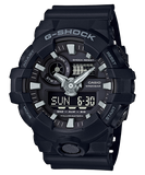 G-Shock Analog & Digital, Black Dial Black Resin Band Watch for Men, GA-700-1BDR