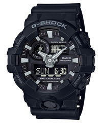 G-Shock Analog & Digital, Black Dial Black Resin Band Watch for Men, GA-700-1BDR