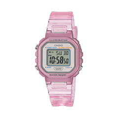 Casio Women's Watch Digital, Pink Dial Pink Resin Strap, LA-20WHS-4ADF