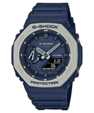 G-Shock Men's Watch Analog & Digital Combo, Blue Dial Blue Resin Band, GA-2110ET-2ADR