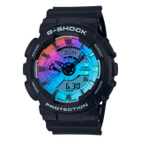 G-Shock Men's Watch Analog & Digital, Rainbow vapor Dial Black Resin Band, GA-110SR-1AD