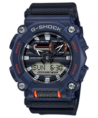 G-Shock Analog & Digital, Black Dial Blue Resin Band Watch for Men, GA-900-2ADR