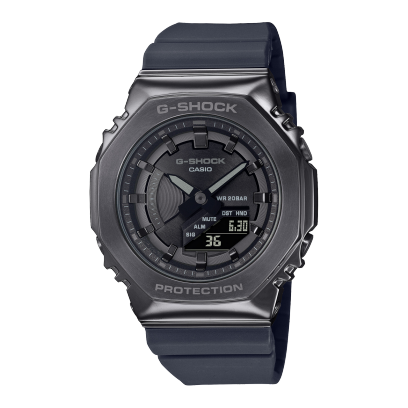 G-Shock Men's Watch Analog & Digital Combo, Black Dial Black Resin Band, GM-S2100B-8ADR