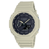 G-Shock Men's Watch Analog & Digital Combo Off-White Resin Band, GA-2100-5ADR