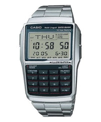 Casio Men's watch, Black Dial Silver Stainless Steel Strap, DBC-32D-1ADF