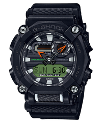 G-Shock Men's Watch Analog & Digital Combo, Black & Green Dial Black Resin Band, GA-900E-1A3DR