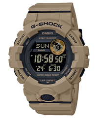 G-Shock Men's Watch Digital, Black Dial Sand Beige Resin Band With Bluetooth Connectivity, GBD-800UC-5DR