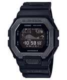 G-Shock Men's Watch Digital, Black Dial Black Resin Band With Bluetooth Connectivity, GBX-100NS-1DR