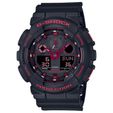 G-Shock Analog & Digital, Black Dial Black Resin Band Watch for Men, GA-100BNR-1ADR