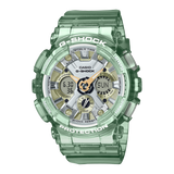 G-Shock Chronograph Analog & Digital, Green Dial Green Resin Band Watch for Men, GMA-S120GS-3ADR