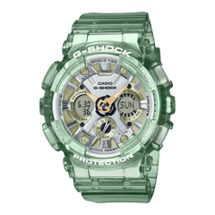 G-Shock Chronograph Analog & Digital, Green Dial Green Resin Band Watch for Men, GMA-S120GS-3ADR