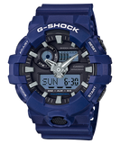 G-Shock Men's Watch Analog & Digital Combo, Black Dial Blue Resin Band, GA-700-2ADR