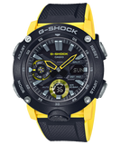 G-Shock Men's Watch Analog & Digital Combo, Black & Yellow Dial Black & Yellow Resin Band, GA-2000-1A9DR