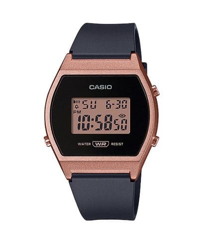 Casio Unisex Watch Digital, Black Dial Black Resin Strap, LW-204-1ADF