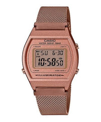 Casio Unisex watch, Rose Gold Dial Rose Gold Stainless Steel Strap, B640WMR-5ADF