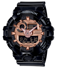 G-Shock Men's Watch Analog & Digital Combo, Black & Rose Gold Dial Black Resin Band,GA-700MMC-1ADR