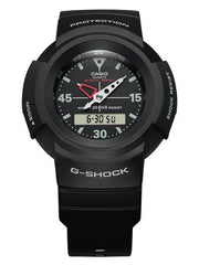 G-Shock Unisex Watch Analog & Digital Combo, Black Dial Black Resin Band, AW-500E-1EDR