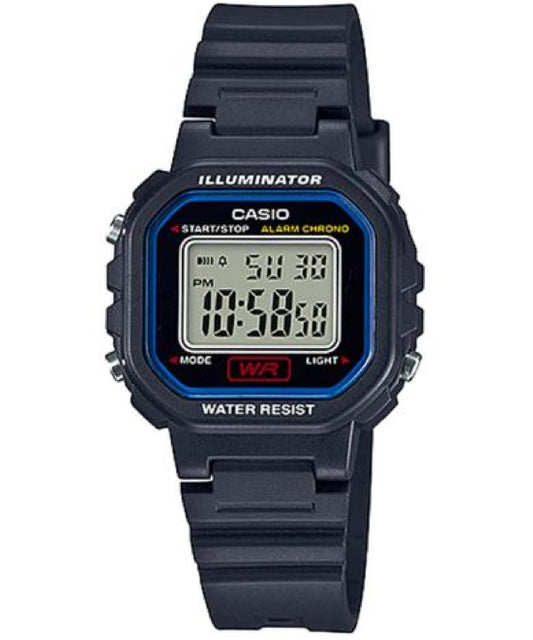 Casio men analog watch, black dial with comfortable strap, model CS-LA-20WH-1CDF, Bahrain