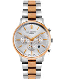 Lee Cooper  Men's Analog Silver Dial Two Toned Stainless Steel Watch, LC07046.530