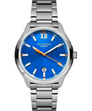 Lee Cooper  Women's Analog Watch, Blue Dial Stainless Steel Strap, LC07101.390