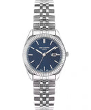 Lee Cooper  Women's Watch Blue Dial Silver Stainless Steel Strap, LC07326.390