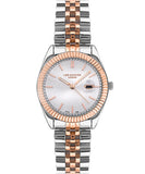 Lee Cooper  Women's Watch Silver Dial Two Toned Stainless Steel Strap, LC07326.530
