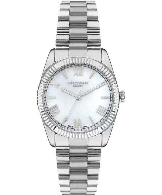 Lee Cooper, Men's, Analog Watch, Silver Dial, with Stainless Steel Band, LE-LC07331.320