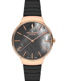 Lee Cooper  Unisex Analog Watch, Black Dial, Black Stainless Steel Strap, LC07342.430