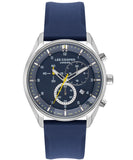 Lee Cooper  Men's Analog Watch, Blue Dial, Blue Resin Strap, LC07350.399