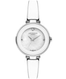 Lee Cooper  Women's Analog Watch, Silver Dial, Silver Stainless Steel Strap, LC07412.320