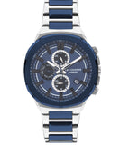 Lee Cooper  Men's Multi Function Blue Dial Blue Stainless Steel Strap Watch, LC07431.390