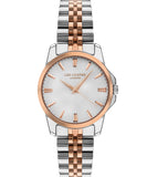 Lee Cooper  Women's Analog Silver Dial Two Toned Stainless Steel Strap Watch, LC07442.530