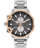 Lee Cooper  Men's Multi Function Gun Dial Silver Stainless Steel Strap Watch, LC07469.560