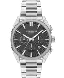 Lee Cooper  Men's Analog Black Dial Silver Stainless Steel Strap Watch, LC07479.350