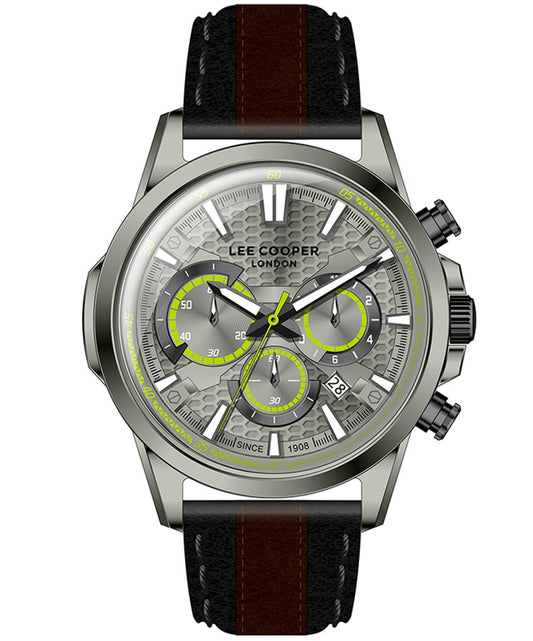 Lee Cooper, Men's, Analog Watch, Brown Dial, with Leather Band, LE-LC07493.061