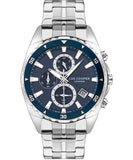 Lee Cooper  Men's Multi Function Navy Blue Dial Stainless Steel Metal Strap, Watch LC07515.390