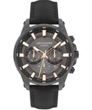 Lee Cooper   Multi Function Men's Watch Black Dial, Black Leather Strap, LC07525.651