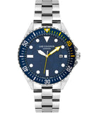 Lee Cooper  Multi Function Men's Watch Blue Dial, Silver Stainless Steel Strap, LC07541.390