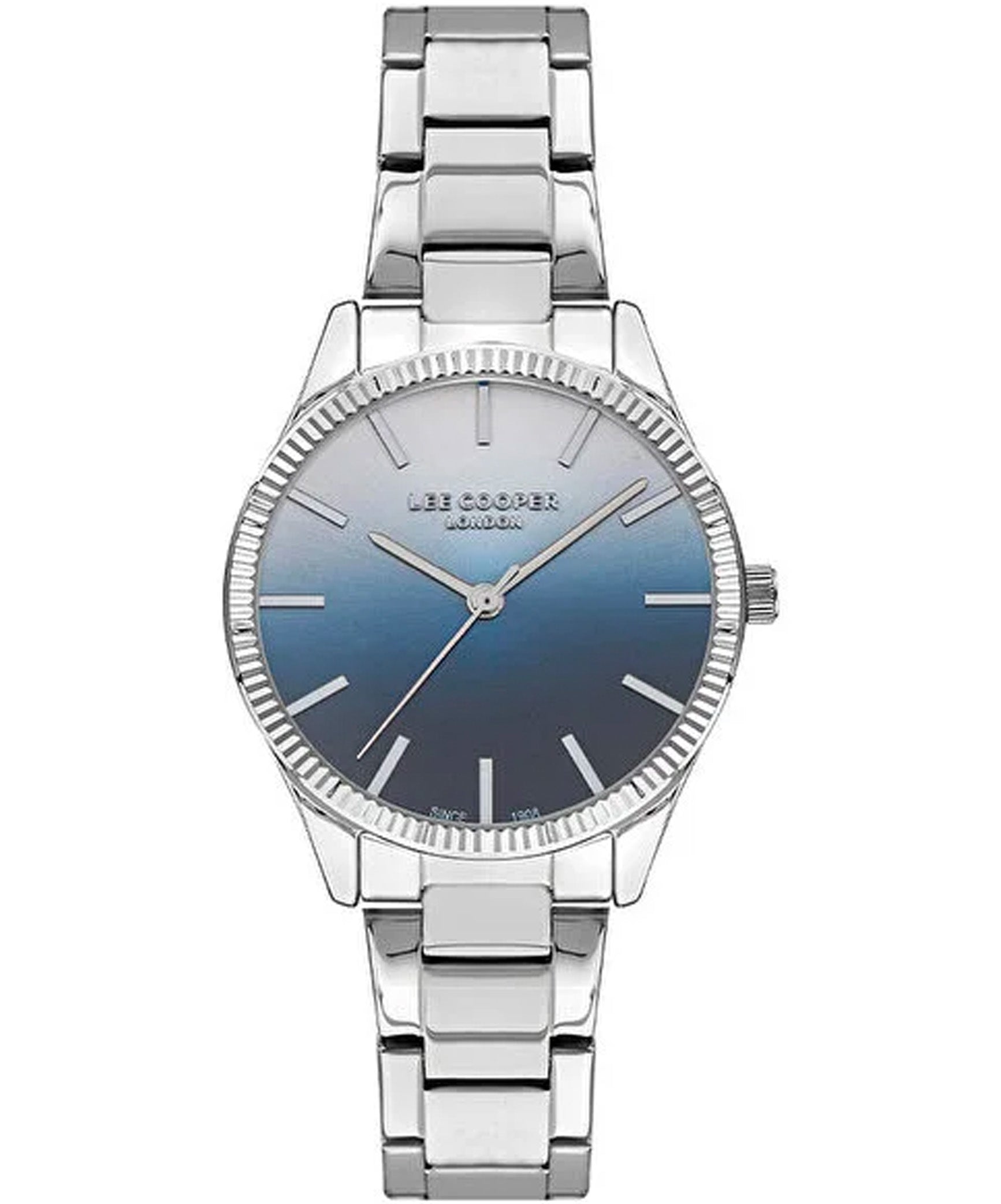Lee Cooper  Multi Function Men's Watch Blue Dial, Silver Stainless Steel Strap, LC07543.390